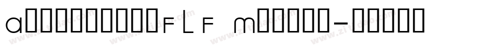 AlexandriaFLF Medium字体转换